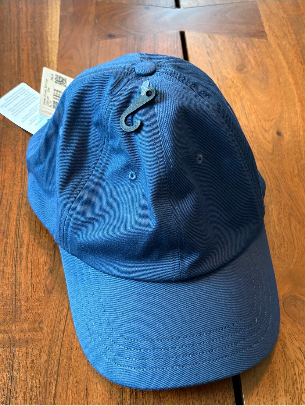 lululemon athletica Navy Blue Baseball Cap with Hook Accent